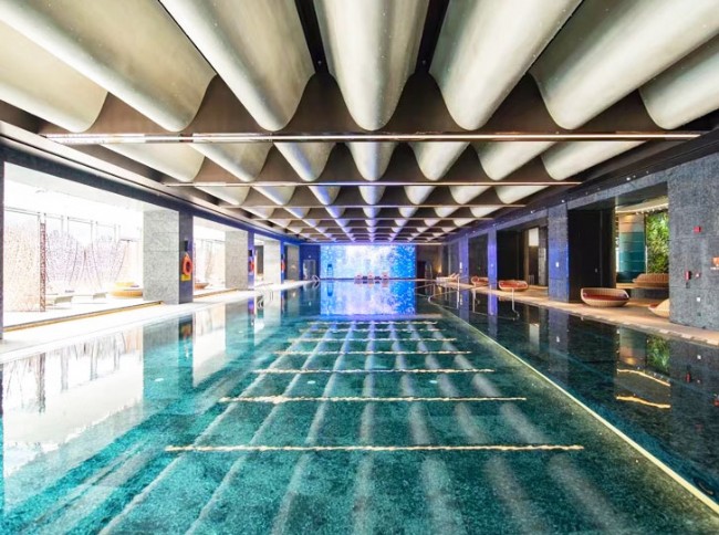 潮州网站建设西安W酒店泳池